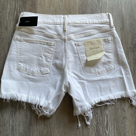 NWT (Revolve) Edyson Delon high rise womens shorts - size 28 - white - Picture 4 of 7
